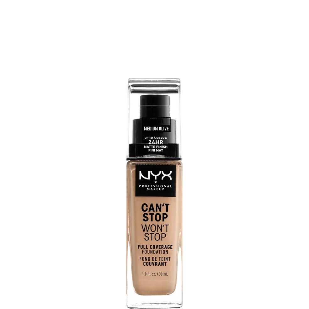 NYX Professional Makeup Can't Stop Won't Stop 24 Hour Foundation (Various Shades) Image 1