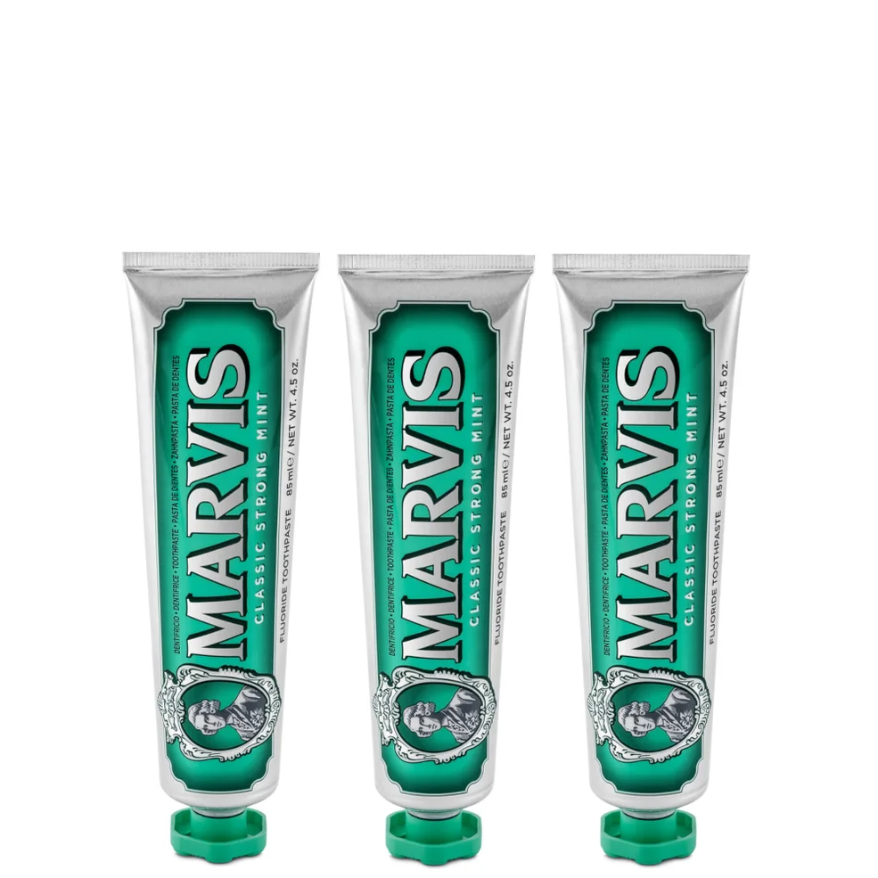 Marvis Classic Strong Mint Toothpaste Bundle (3x85ml) Image 1