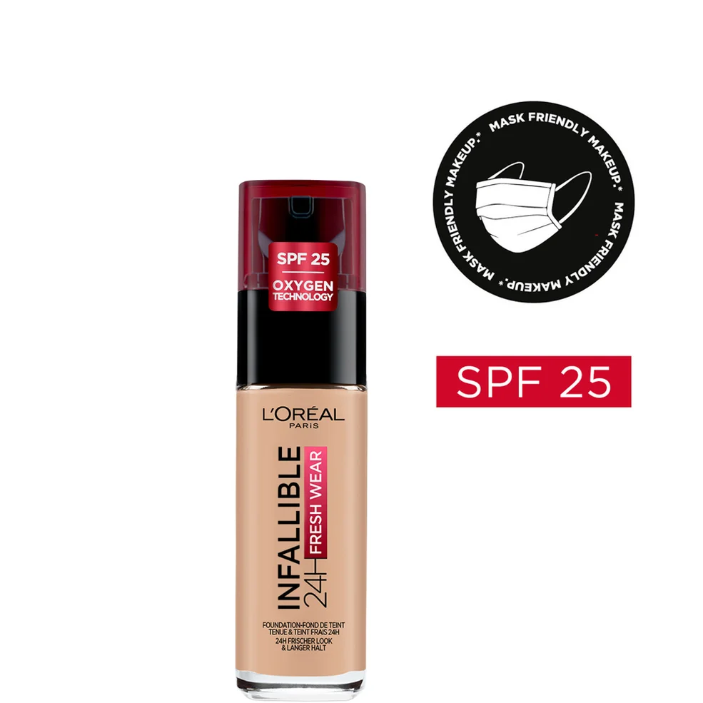 L'Oréal Paris Infallible 32H Freshwear Liquid Foundation (Various Shades) Image 1