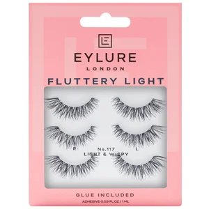 Eylure False Lashes - Fluttery Light No. 117 Multipack - undefined undefined