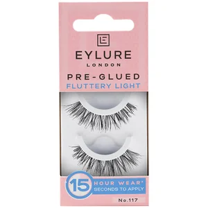 Eylure Pre-Glued False Lashes - Fluttery Light No. 117 - undefined undefined
