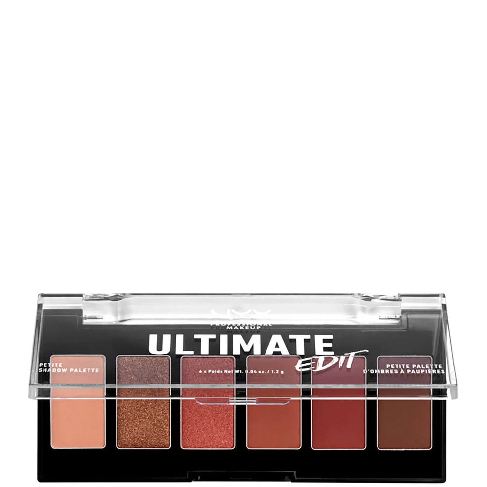 NYX Professional Makeup Ultimate Edit Petite Eye Shadow Palette - Warm Neutrals Image 1