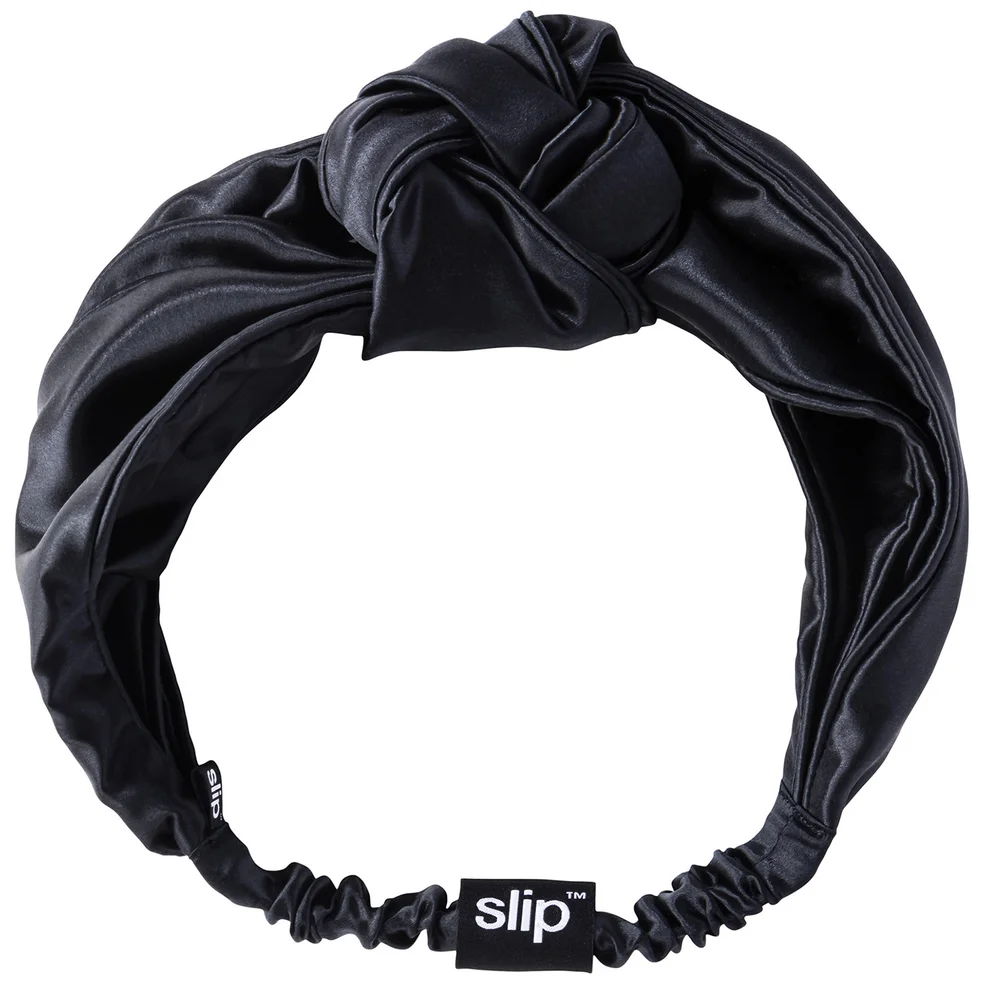 Slip Silk Knot Headband (Various Colours) Image 1