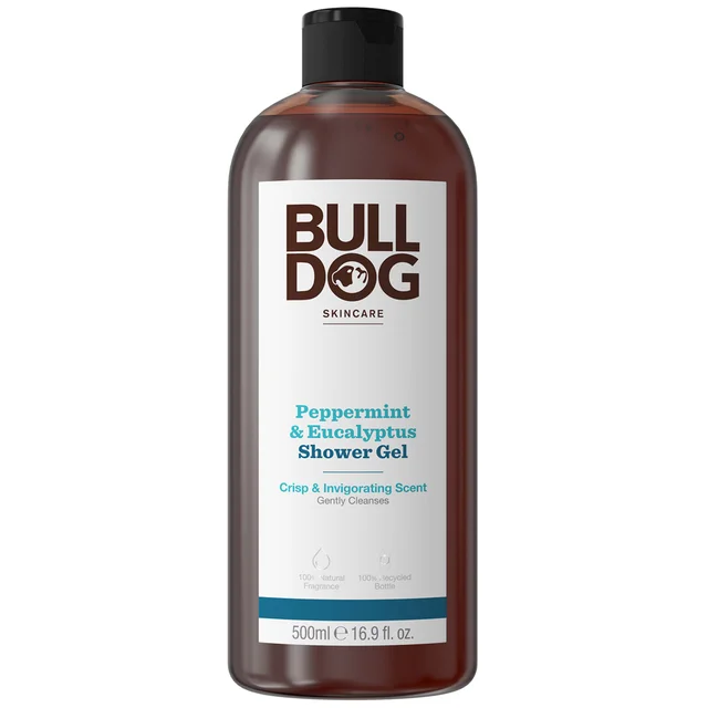 Bulldog Peppermint & Eucalyptus Shower Gel 500ml