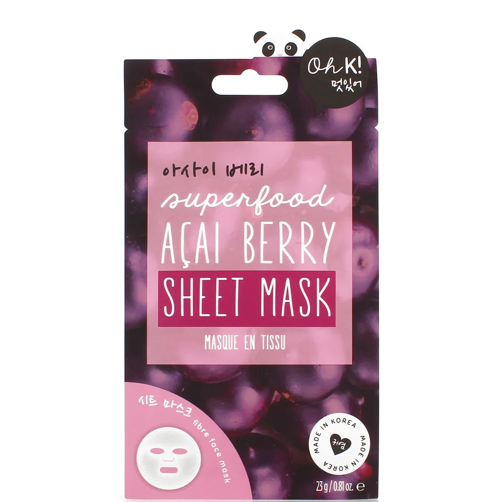 Oh K! Acai Sheet Mask 23g Image 1