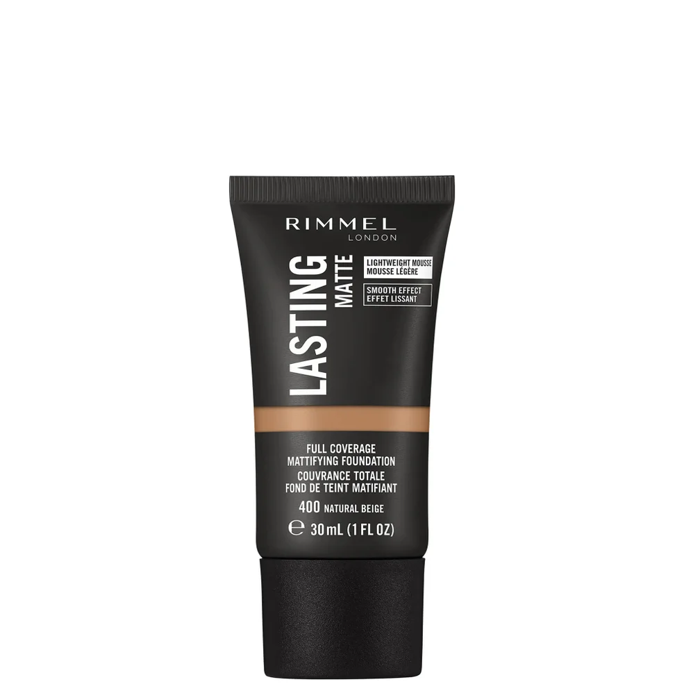 Rimmel London Lasting Matte Foundation - 400 Natural Beige Image 1
