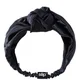 Slip Silk Knot Headband - Black
