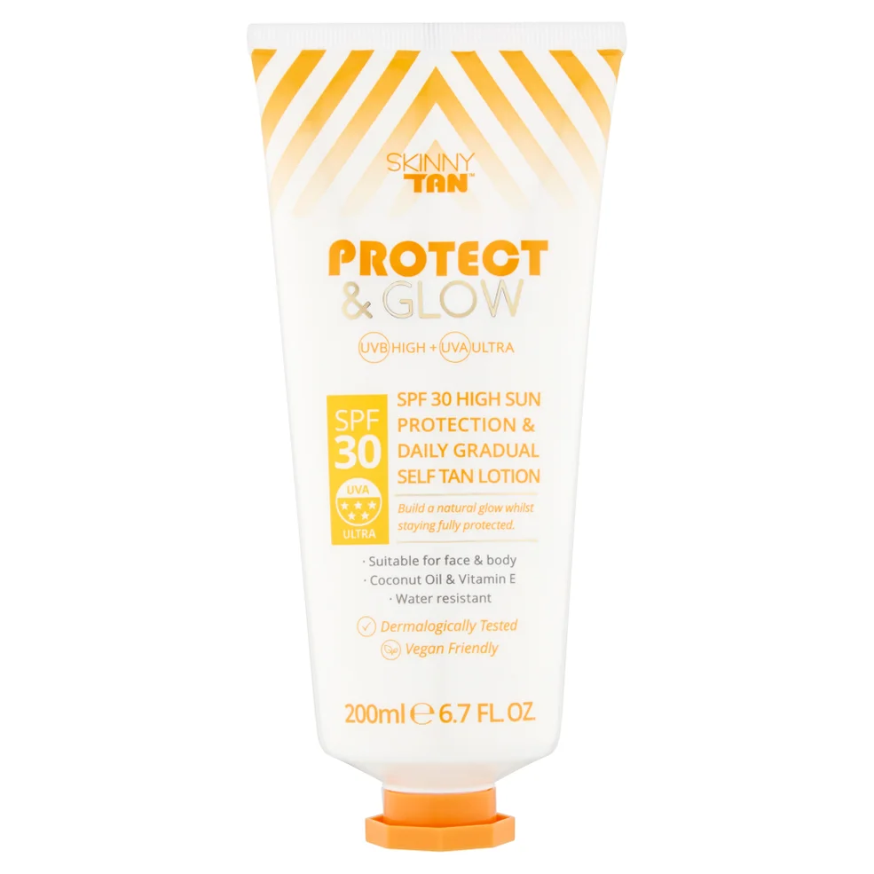 Skinny Tan Protect & Glow Lotion SPF30 200ml Image 1