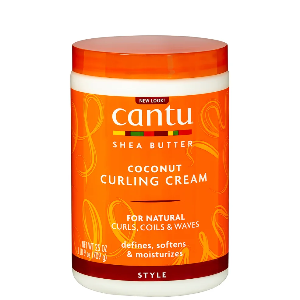 Cantu Shea Butter for Natural Hair Coconut Curling Cream – Salon Size 709g Image 1