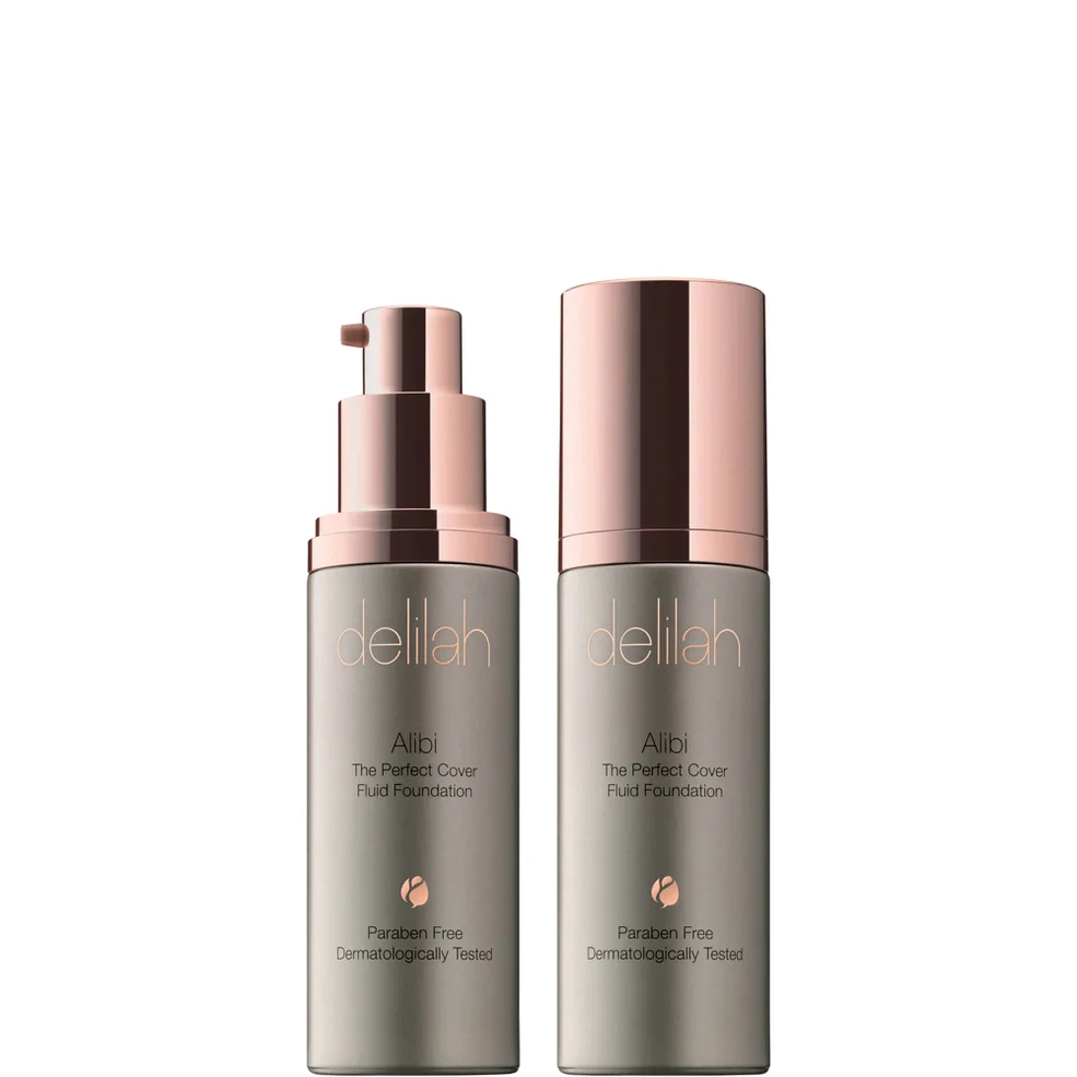 delilah Alibi Fluid Foundation (Various Shades) Image 1