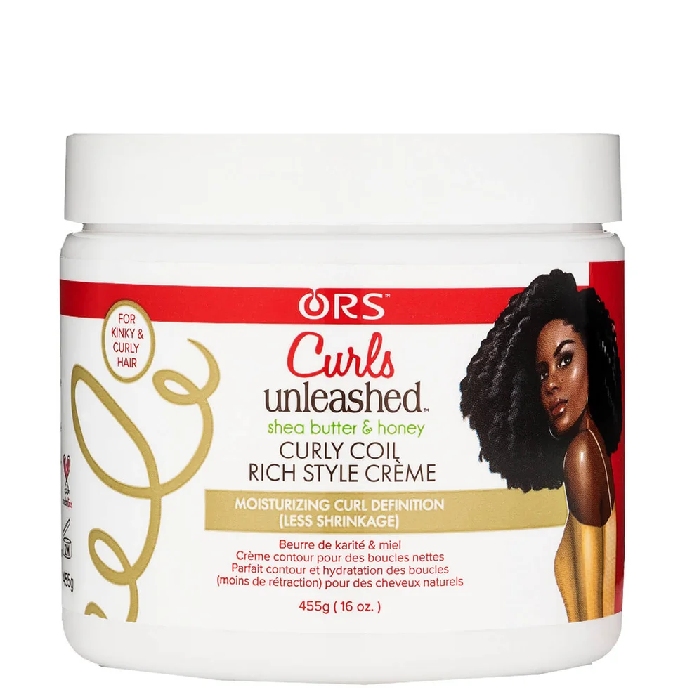 ORS Curls Unleashed Shea Butter and Honey Curl Defining Crème 454g Image 1