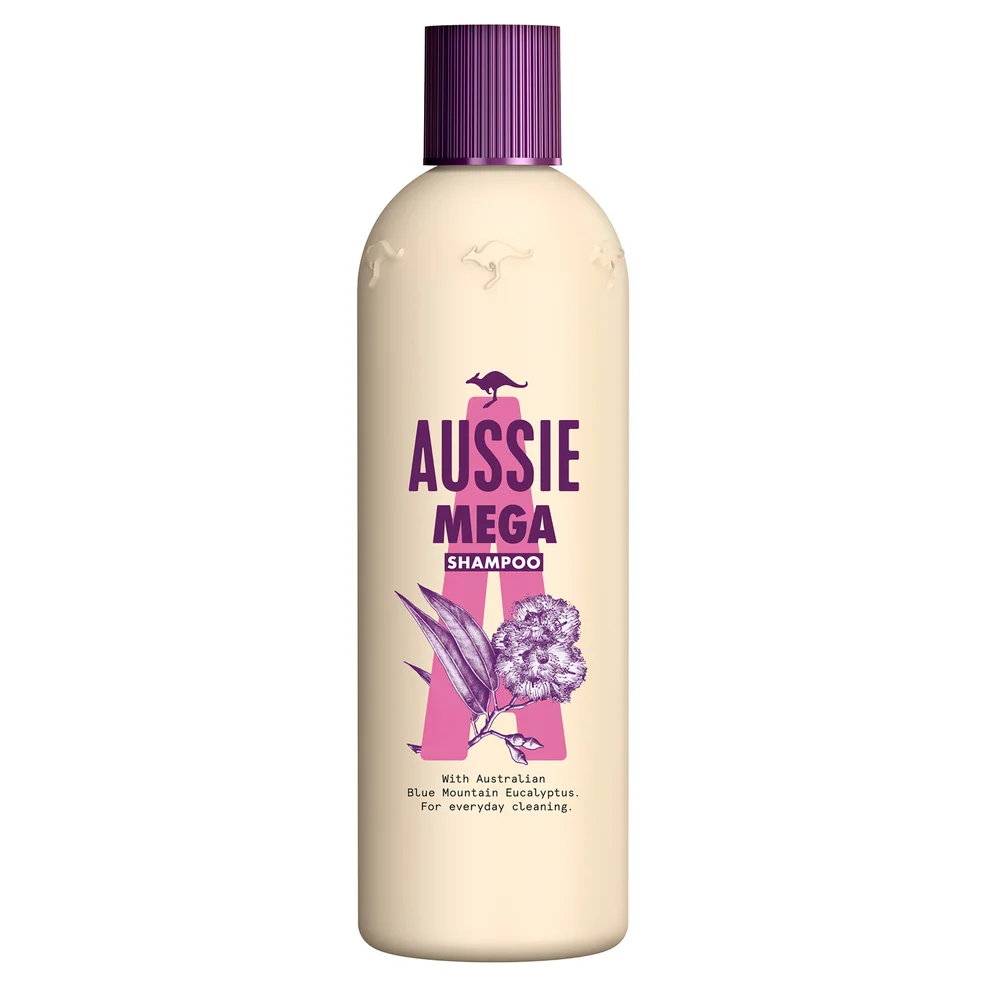 Aussie Mega Shampoo for Everyday Cleaning 300ml Image 1