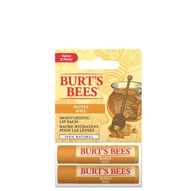 Burt's Bees Honey Lip Balm Duo (Value Pack)