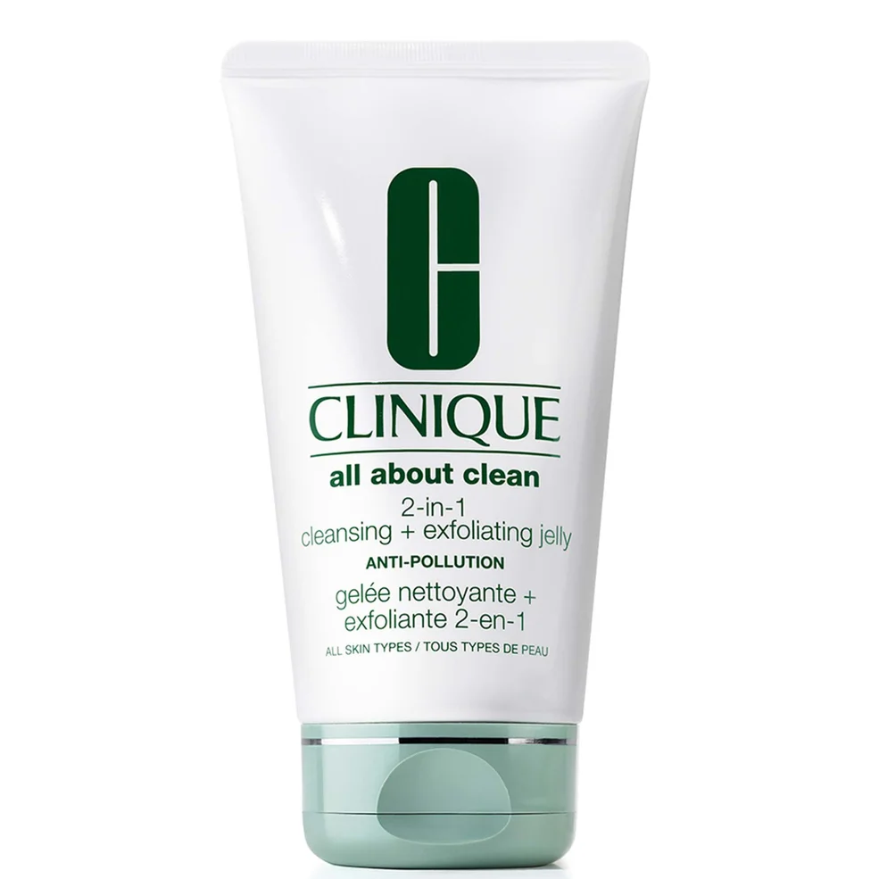 Clinique All About Clean 2-in-1 Cleansing and Exfoliating Jelly 150ml Image 1