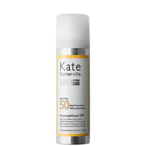 Kate Somerville UncompliKated SPF Soft Focus Makeup Setting Spray Broad Spectrum SPF 50 Sunscreen 3.4 oz. - undefined undefined