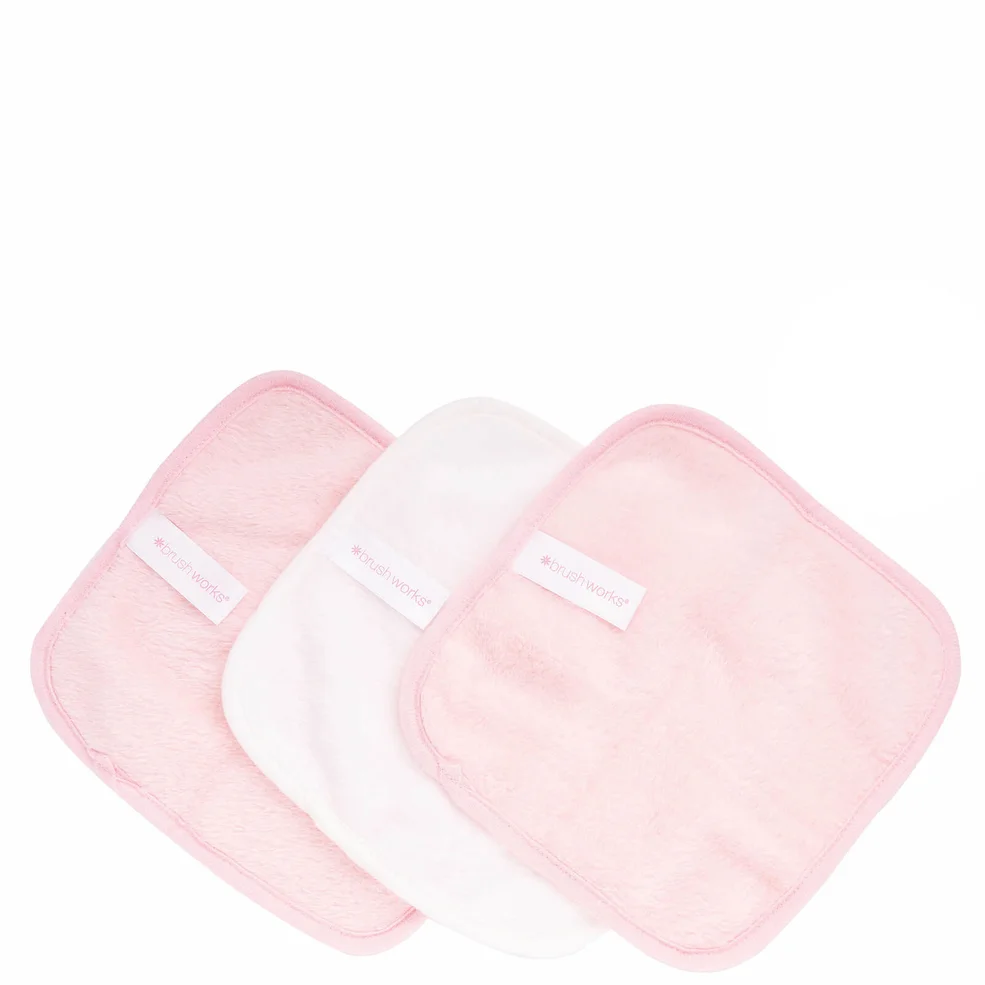 brushworks Makeup Remover Cloths (3 Pack) Image 1
