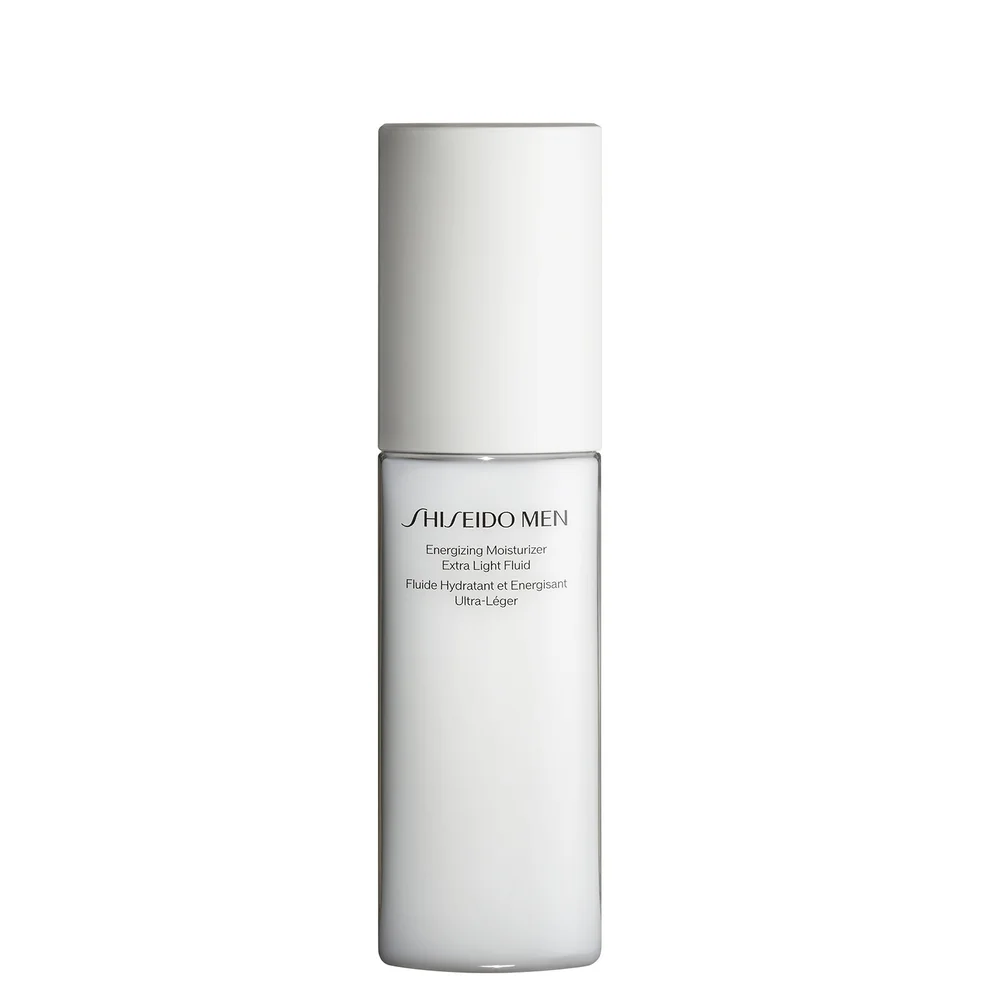 Shiseido Men Energising Extra Light Fluid Moisturiser 100ml Image 1