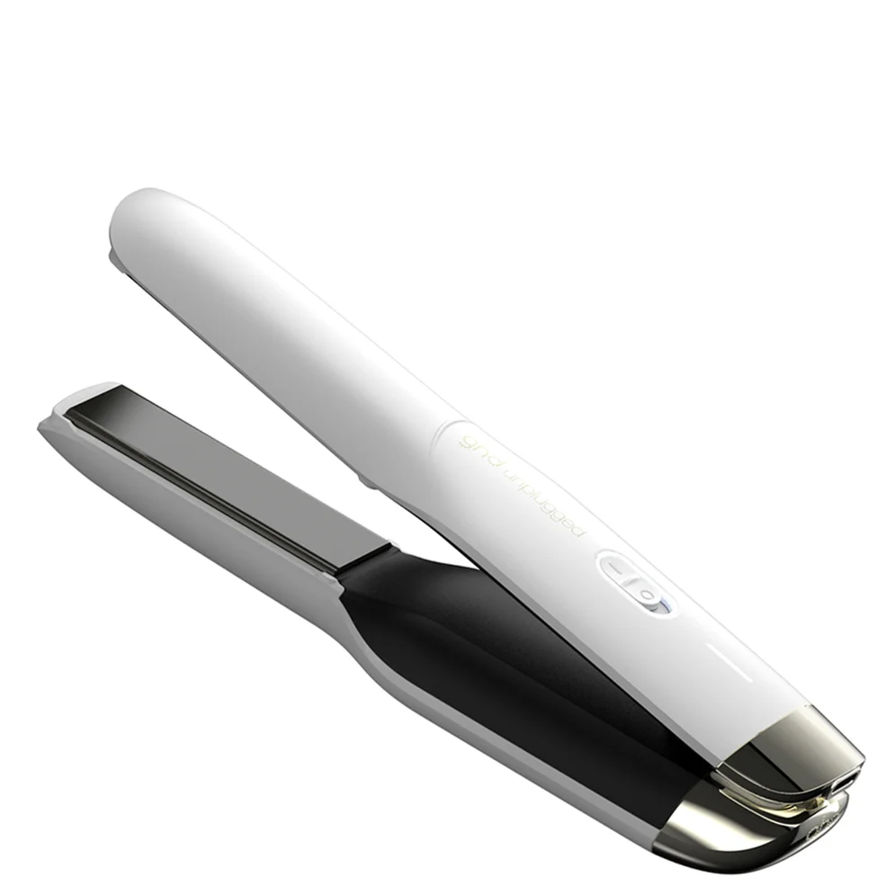 ghd Unplugged Cordless Hair Styler Cordless Flat Iron - White Image 1
