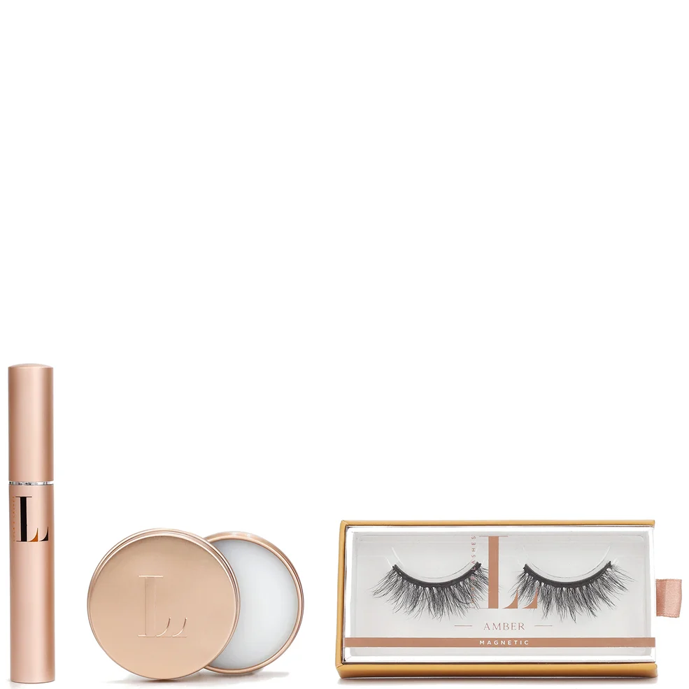 Lola's Lashes Amber Magnetic Eyelash Kit - Black Eyeliner Image 1