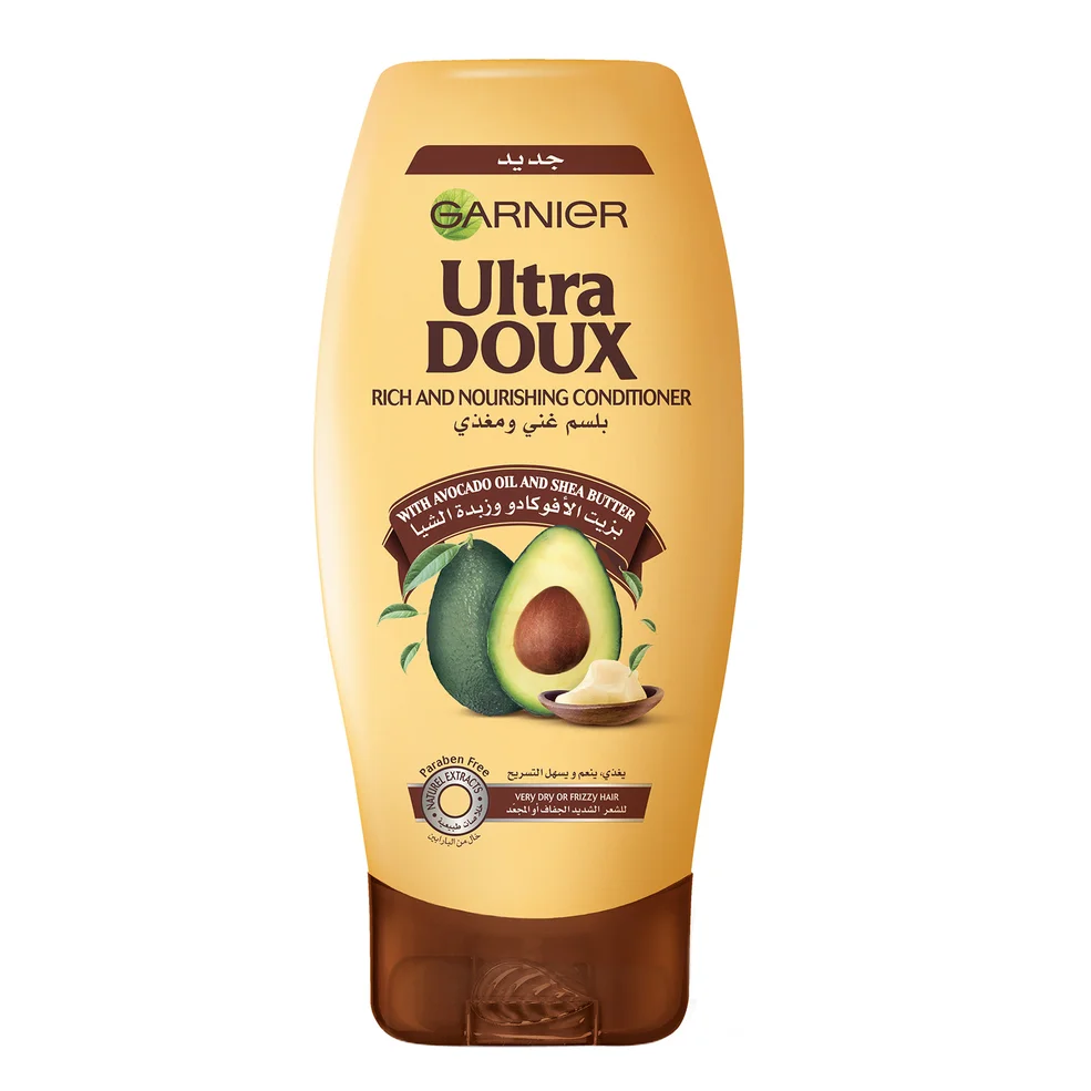 Garnier Ultra Doux Avocado Oil and Shea Butter Nourishing Conditioner 400ml Image 1