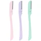 brushworks Precision Eyebrow Razor - Pastel (Pack of 3)