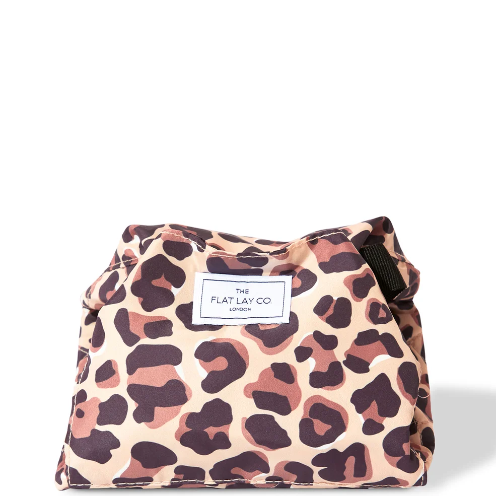 The Flat Lay Co. Drawstring Bag - Leopard Print Image 1