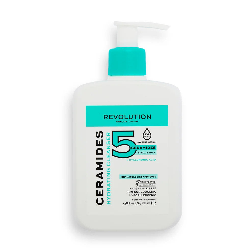 Revolution Skincare Ceramides Hydrating Cleanser 236ml Image 1