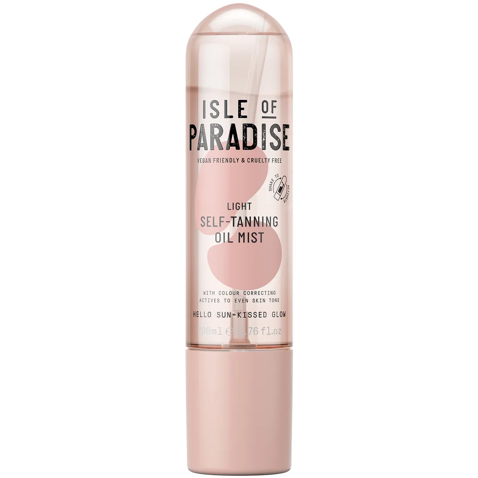 Isle of Paradise Light Self-Tanning Oil Mist 200ml Image 1