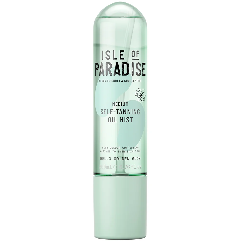 Isle of Paradise Medium Self-Tanning Oil Mist 200ml Image 1