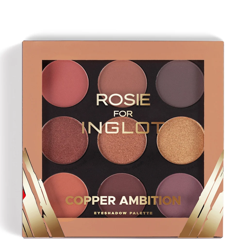 Inglot Rosie for Inglot Copper Ambition Eye Shadow Palette 11.6g Image 1