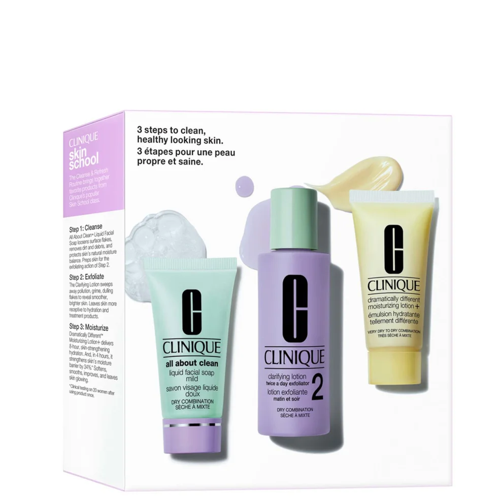 Clinique 3 Step Skin Type 2 Mini Kit (Worth AED231) Image 1
