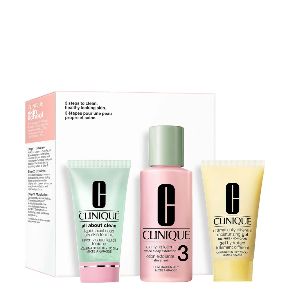 Clinique 3 Step Skin Type 3 Mini Kit (Worth AED231) Image 1