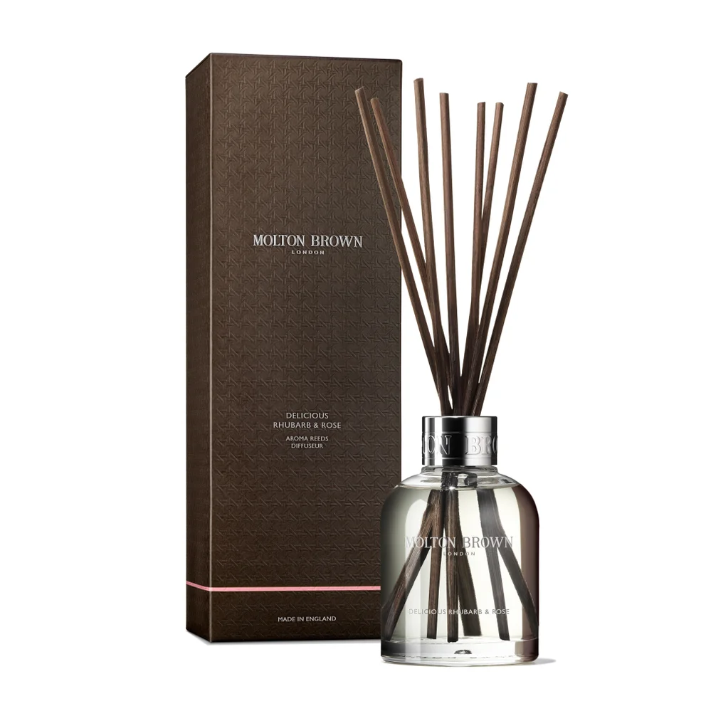 Molton Brown Delicious Rhubarb and Rose Aroma Reeds 150ml Image 1