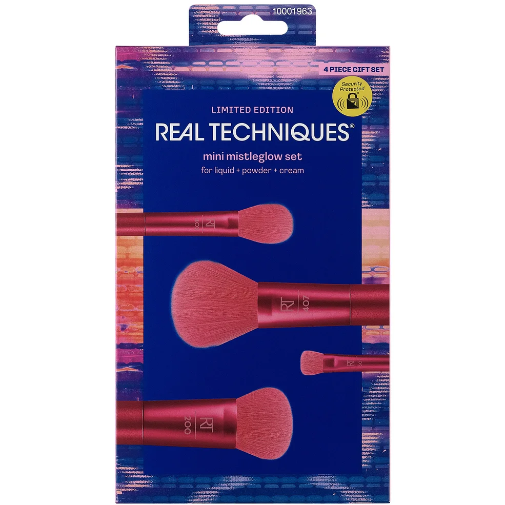 Real Techniques Mini Mistleglow Brush Set Image 1