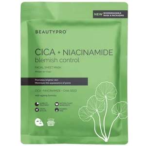 BEAUTYPRO Cica and Niacinamide Face Mask 22ml - undefined undefined