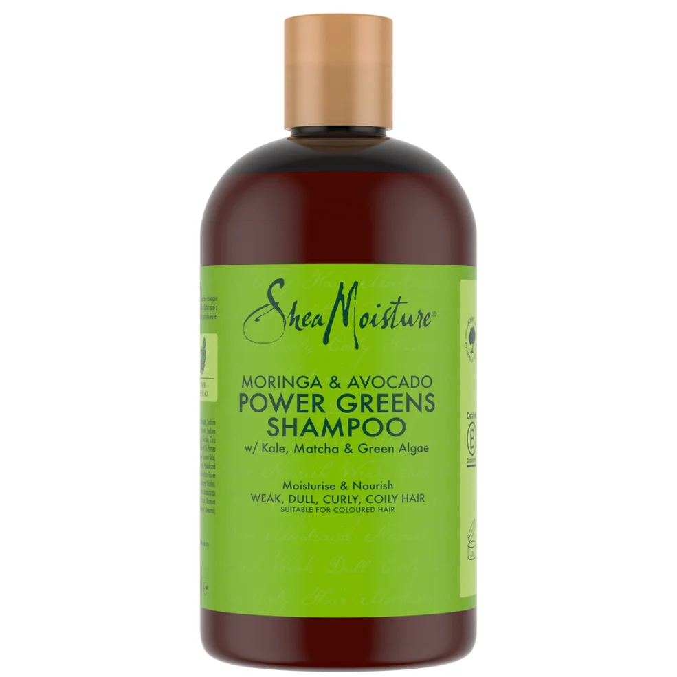 SheaMoisture Moringa and Avocado Shampoo 384ml Image 1