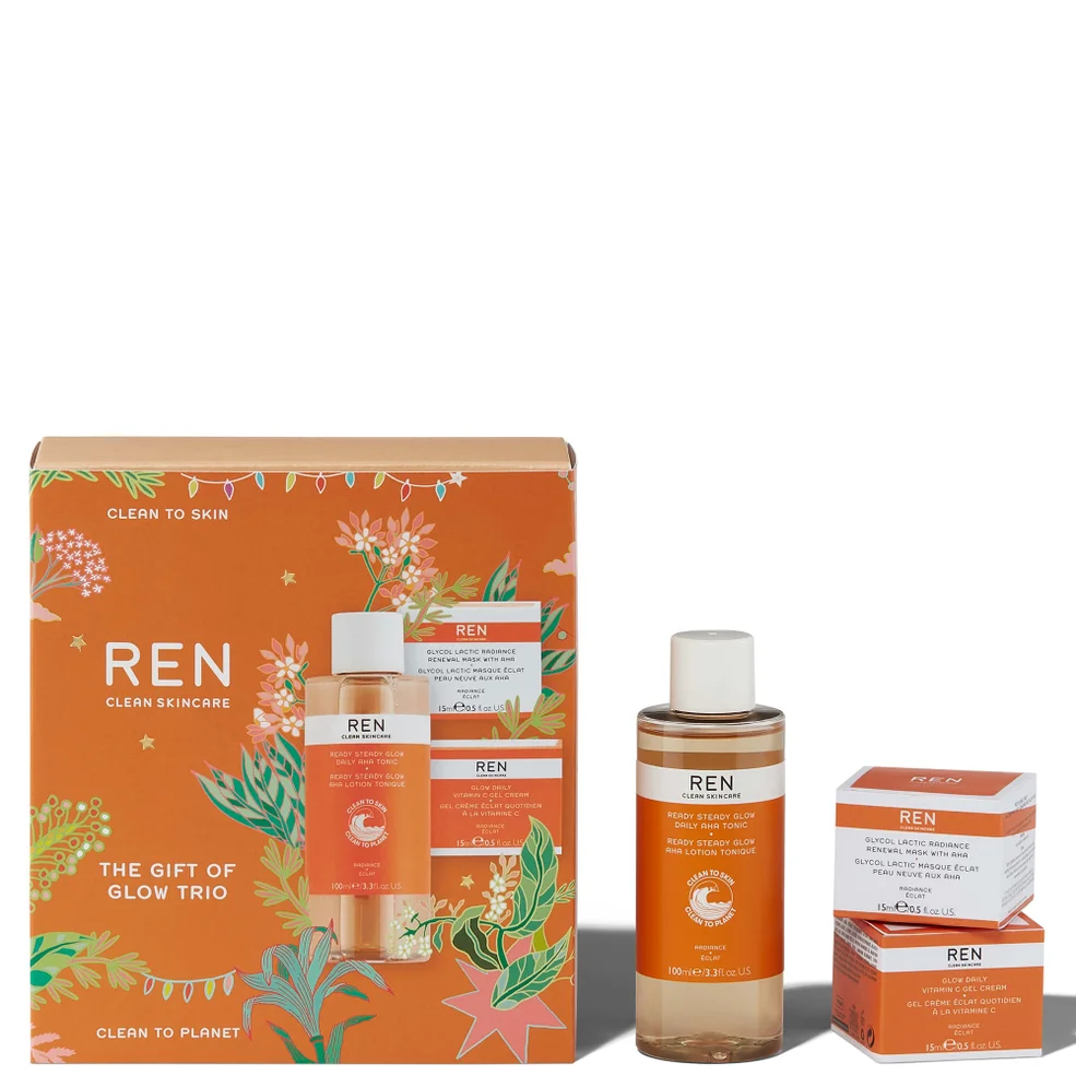 REN Clean Skincare The Gift of Glow Trio Image 1