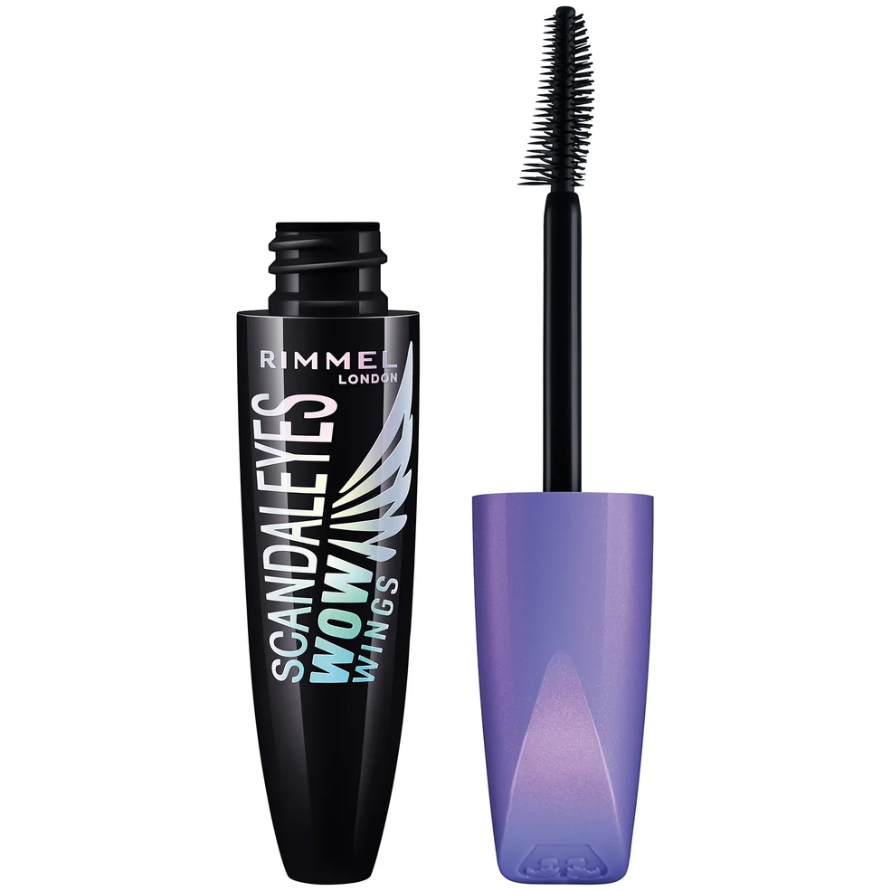 Rimmel London Scandaleyes Wow Wings Mascara – 03 – Extreme Black, 12ml Image 1
