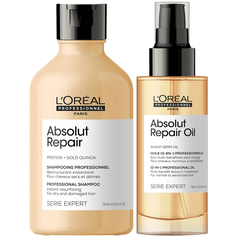 L'Oréal Professionnel Absolut Repair Oil and Shampoo Bundle Image 1