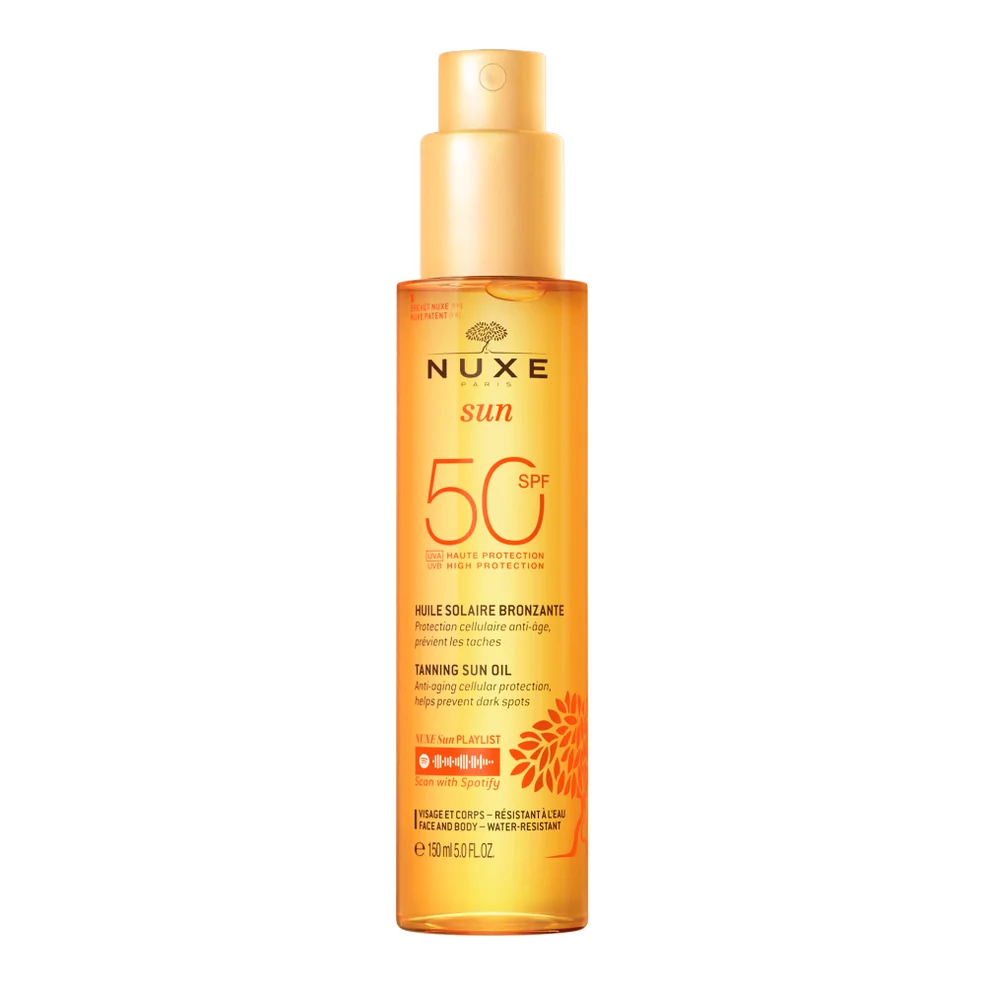 NUXE Face and Body Tanning Sun Oil High Protection SPF 50 150ml Image 1