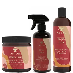 As I Am Jamaican Black Castor Oil - Moisture Fix Bundle - undefined undefined