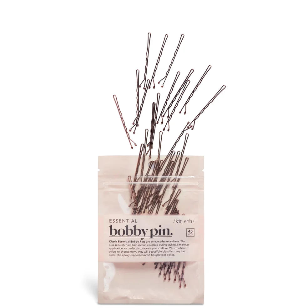 Kitsch Essential Bobby Pins - Brown Image 1