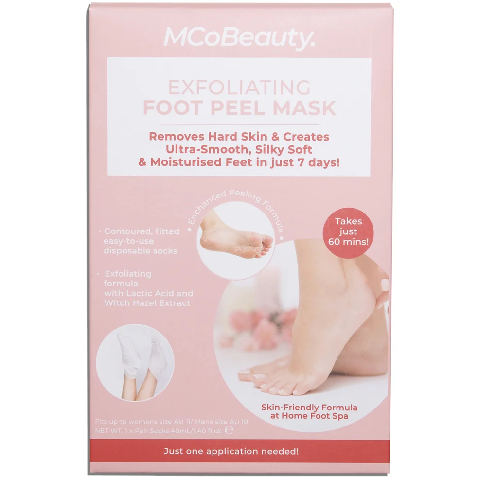 MCoBeauty Exfoliating Foot Peel Mask 40ml Image 1