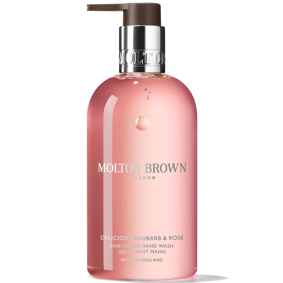 Molton Brown Delicious Rhubarb and Rose Fine Liquid Hand Wash 300ml Image 1