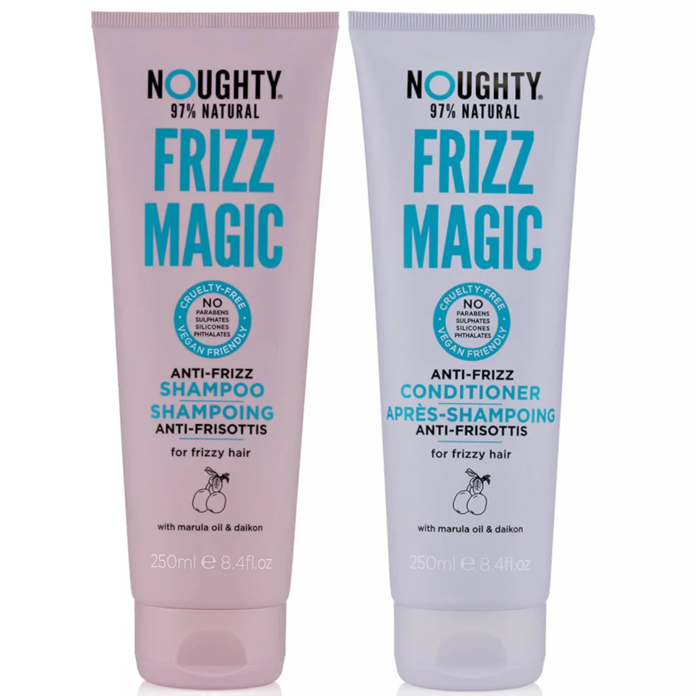 Noughty Frizz Magic Shampoo and Conditioner Duo Bundle Image 1