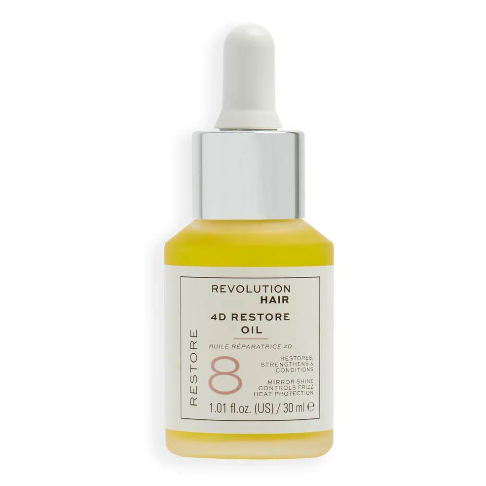 Revolution Haircare 8 4D Restore Oil 30ml Image 1