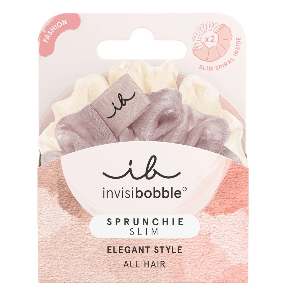invisibobble SPRUNCHIE SLIM Hairiffic Pack of 2 Image 1