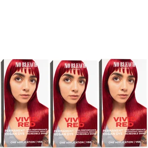 BLEACH LONDON Vivid Red Permanent Kit Trio - undefined undefined