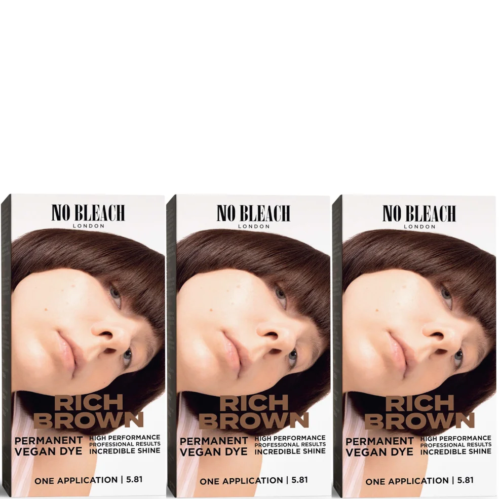 BLEACH LONDON Rich Brown Permanent Kit Trio Image 1