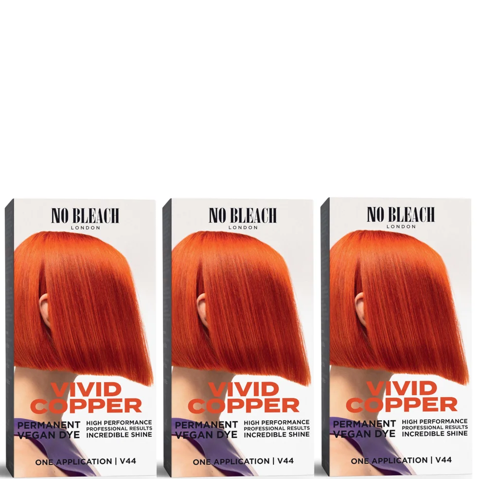 BLEACH LONDON Vivid Copper Permanent Kit Trio Image 1